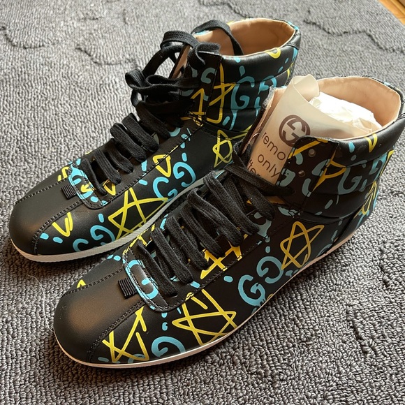 BNWT Women’s Gucci Apollo Star Tennis Shoes 38.5 - Picture 5 of 11